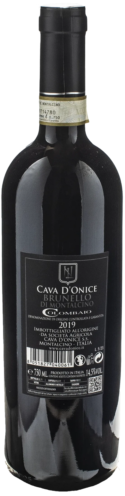Cava d'Onice Brunello di Montalcino Colombaio 2019
