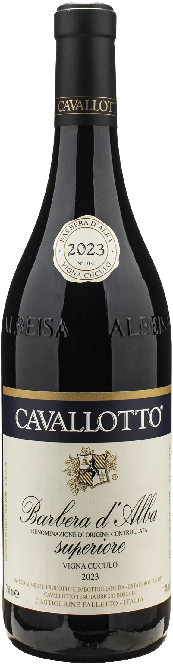 Cavallotto Barbera d'Alba Superiore Vigna del Cuculo 2023