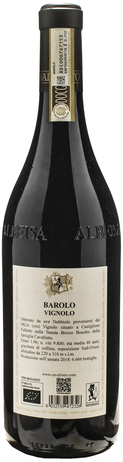 Cavallotto Barolo Riserva Vignolo 2018