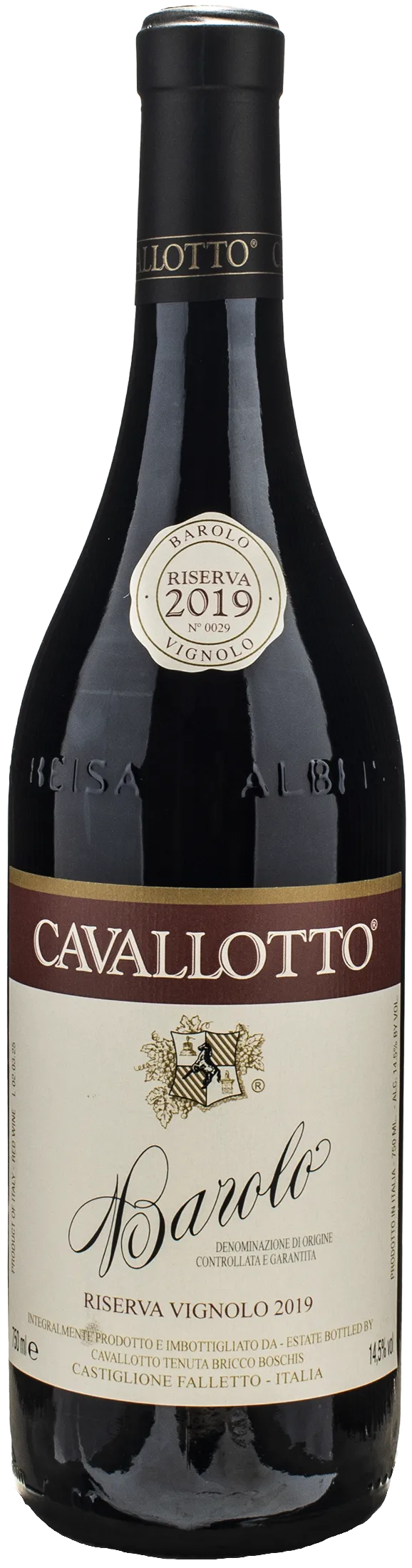 Cavallotto Barolo Riserva Vignolo 2019