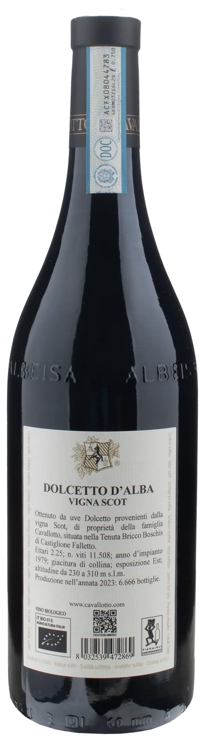 Cavallotto Dolcetto d'Alba Vigna Scot 2023
