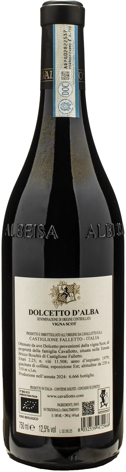 Cavallotto Dolcetto d'Alba Vigna Scot 2024
