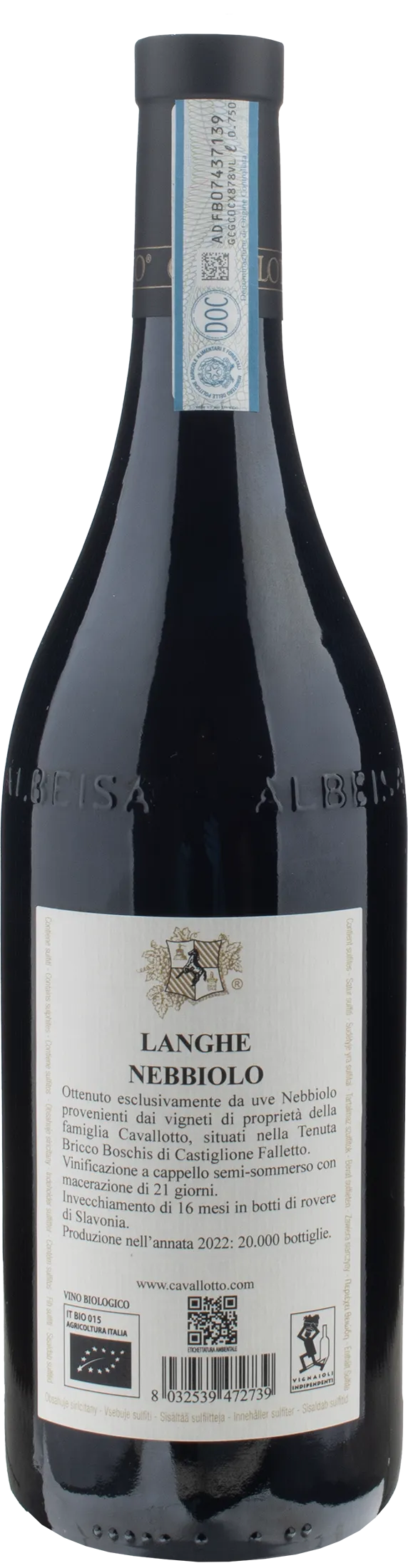 Cavallotto Langhe Nebbiolo 2022
