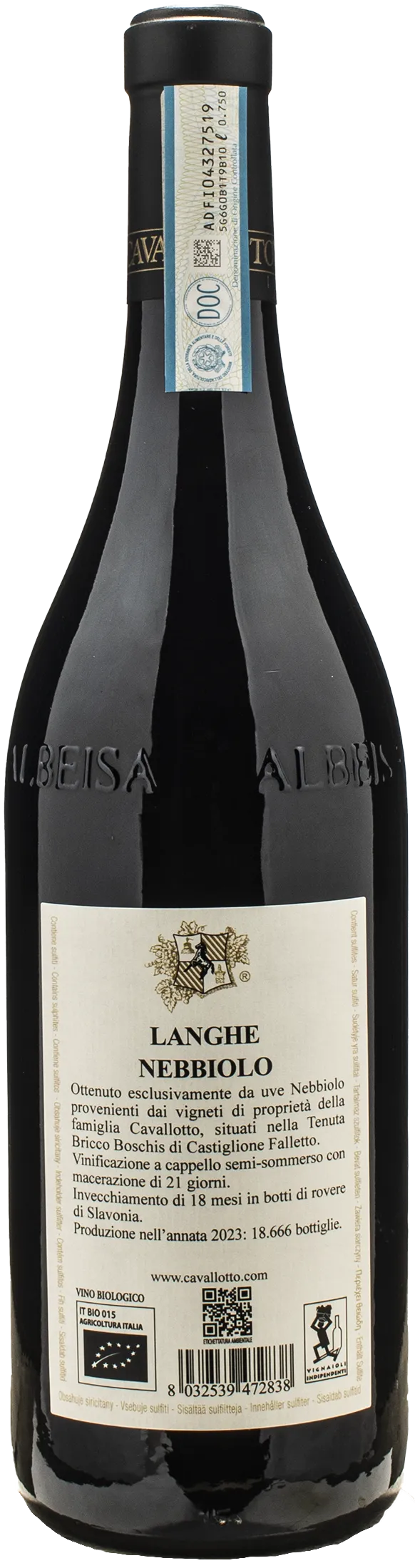 Cavallotto Langhe Nebbiolo 2023