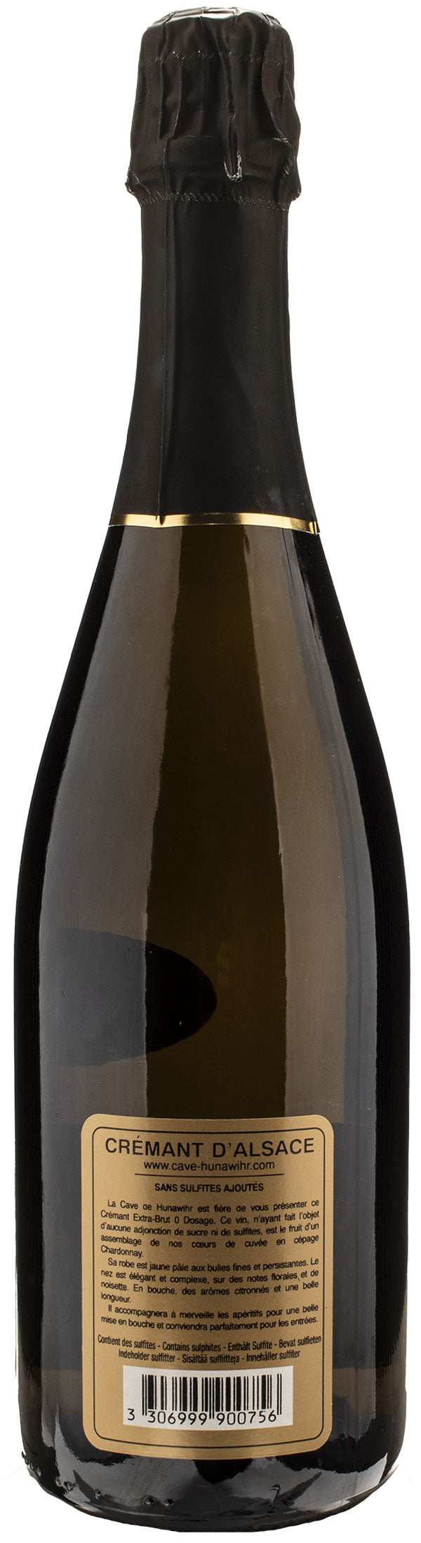 Cave de Hunawihr Crémant d'Alsace Càlixte Zero Dosage Extra Brut