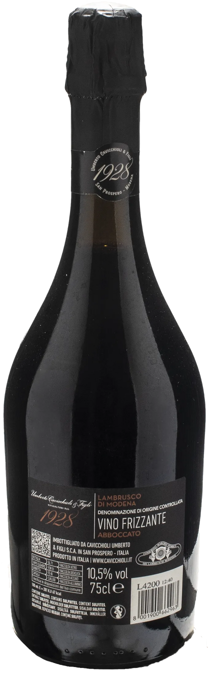 Cavicchioli Lambrusco di Modena 1928 Abboccato
