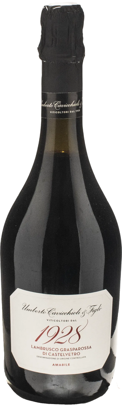 Cavicchioli Lambrusco Grasparossa di Castelvetro 1928 Amabile