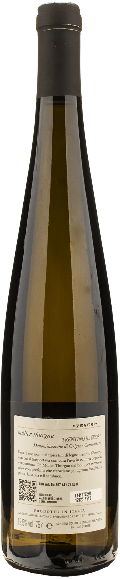 Cavit Trentino Superiore Muller Thurgau Zeveri 2024