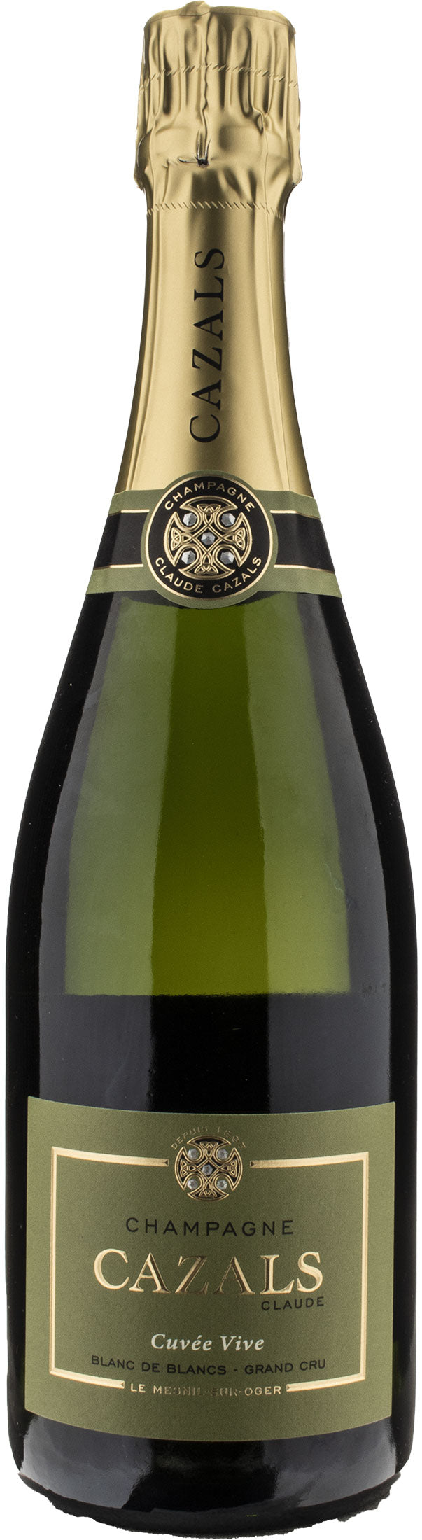 Claude Cazals Champagne Grand Cru Blanc de Blancs Cuvée Vive Extra Brut
