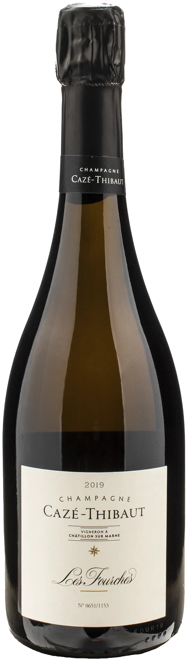 Caze Thibaut Champagne Blanc de Blancs Brut Nature Les Fourches 2019