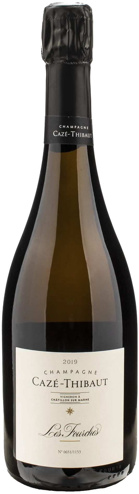 Caze Thibaut Champagne Blanc de Blancs Brut Nature Les Fourches 2019