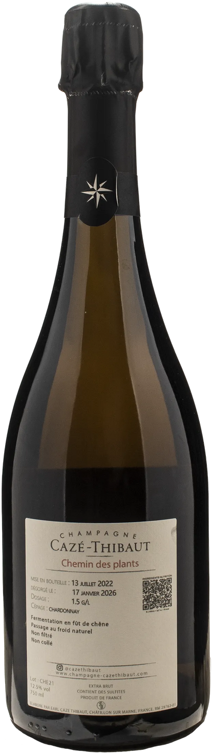 Caze Thibaut Champagne Extra Brut Chemin des Plants 2021