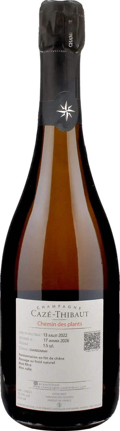 Caze Thibaut Champagne Chemin des Plants Extra Brut 2021