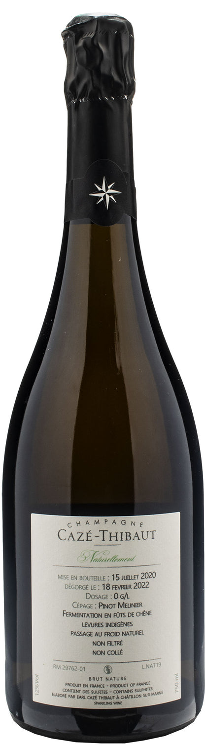 Cazè-Thibaut Champagne Naturellement Brut Nature