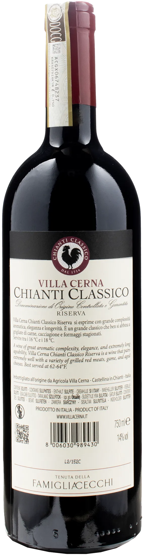 Cecchi Chianti Classico Riserva Villa Cerna 2019