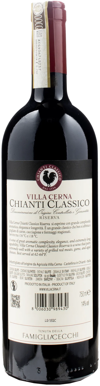 Cecchi Chianti Classico Riserva Villa Cerna 2019