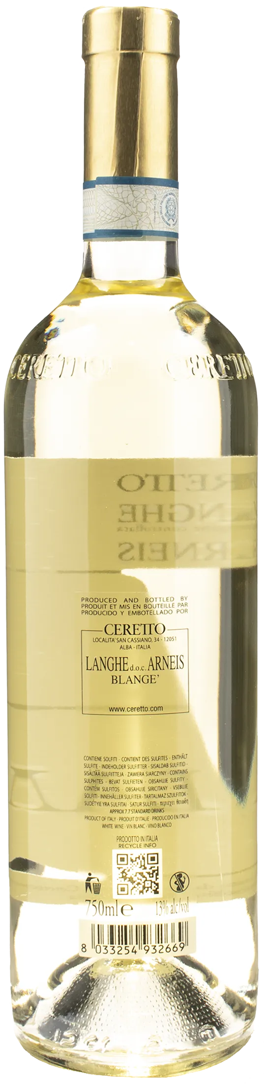 Ceretto Langhe Arneis Blangè 2023