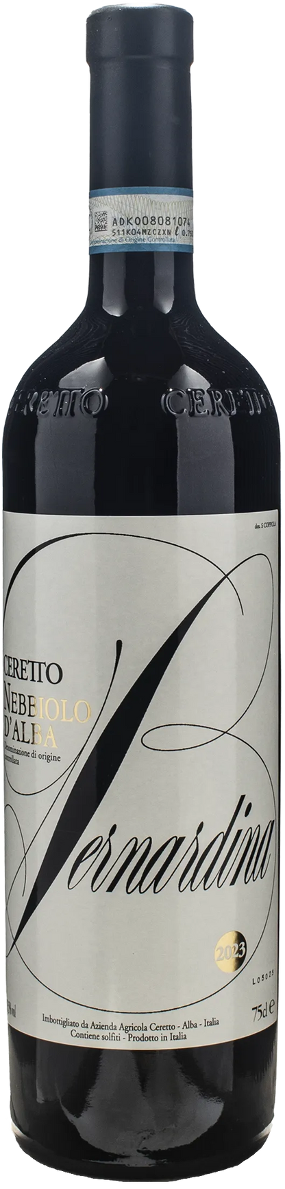 Ceretto Nebbiolo d'Alba Bernardina 2023