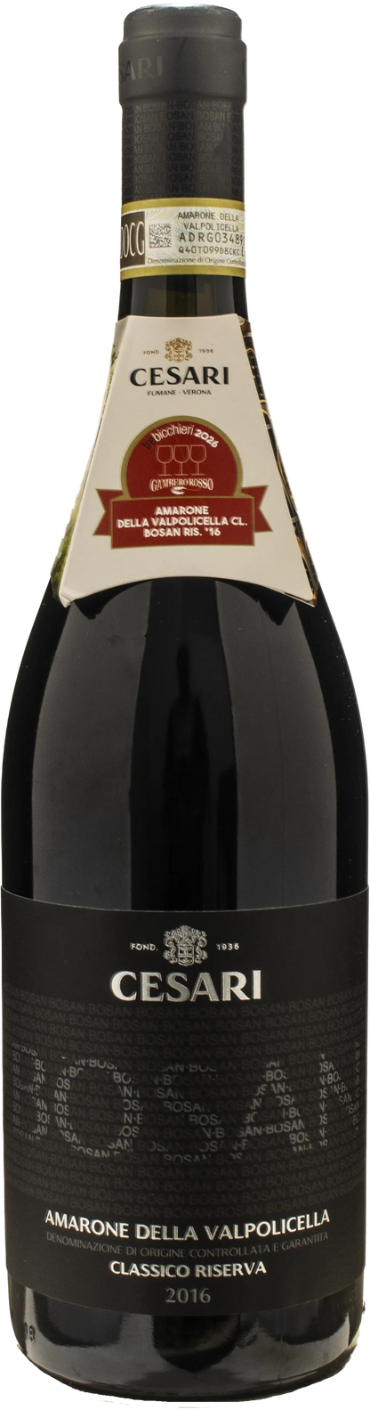 Cesari Amarone della Valpolicella Classico Bosan Riserva 2016