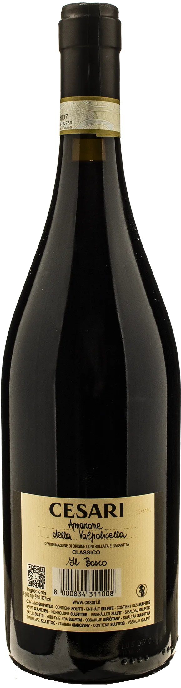 Cesari Amarone della Valpolicella Classico Il Bosco 2020