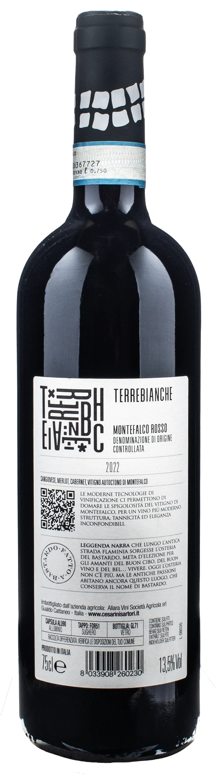 Cesarini Sartori Montefalco Terrebianche Rosso 2022