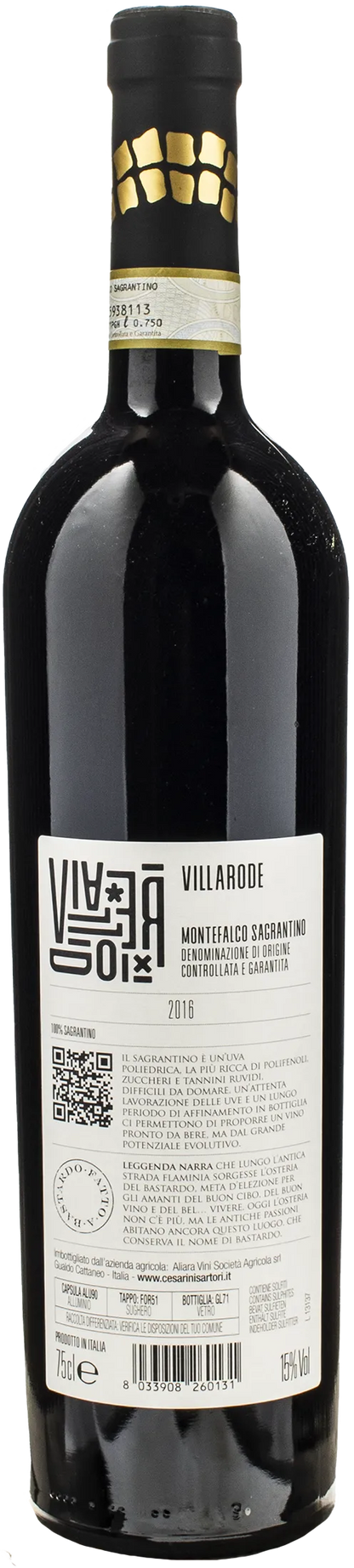 Cesarini Sartori Sagrantino di Montefalco Villarode 2016