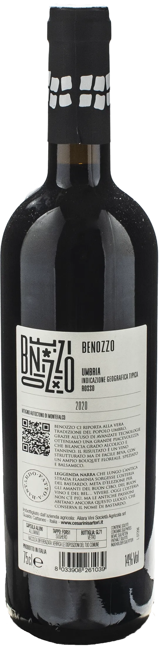 Cesarini Sartori Umbria Rosso Benozzo 2020