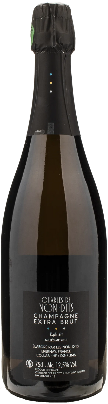 Charles De Non-Dits Champagne  Extra Brut  2018