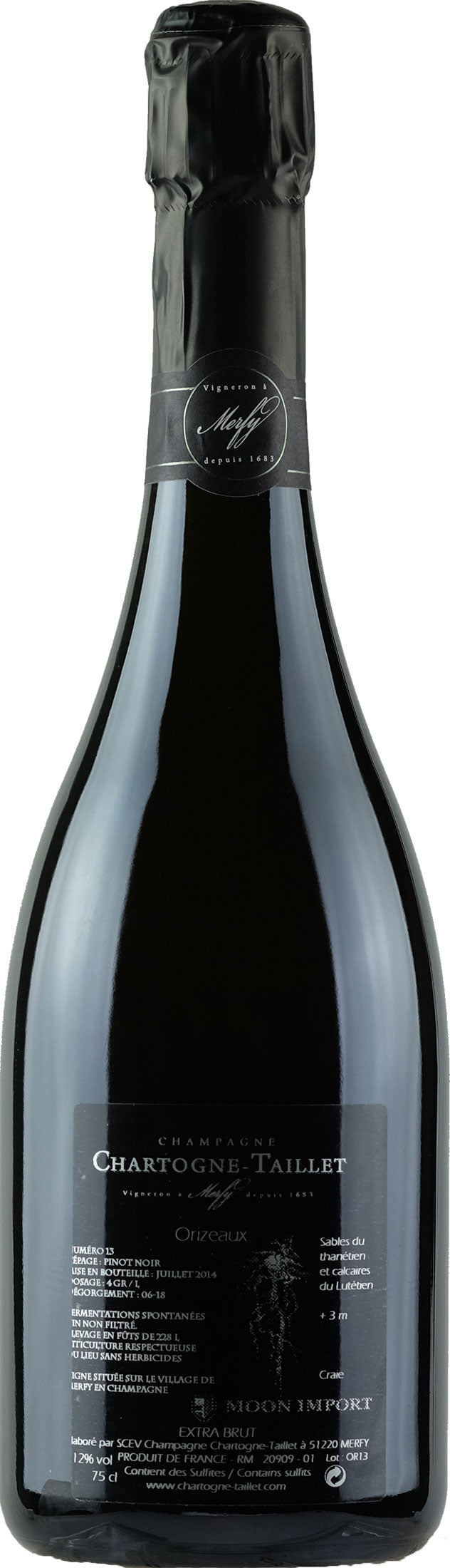 Chartogne-Taillet Champagne Blanc de Noirs Orizeaux Extra Brut