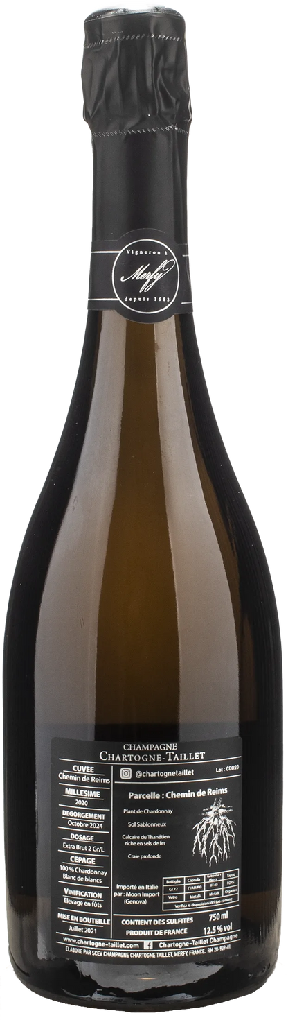 Chartogne Taillet Champagne Chemin de Reims Blanc de Blanc Extra Brut 2020