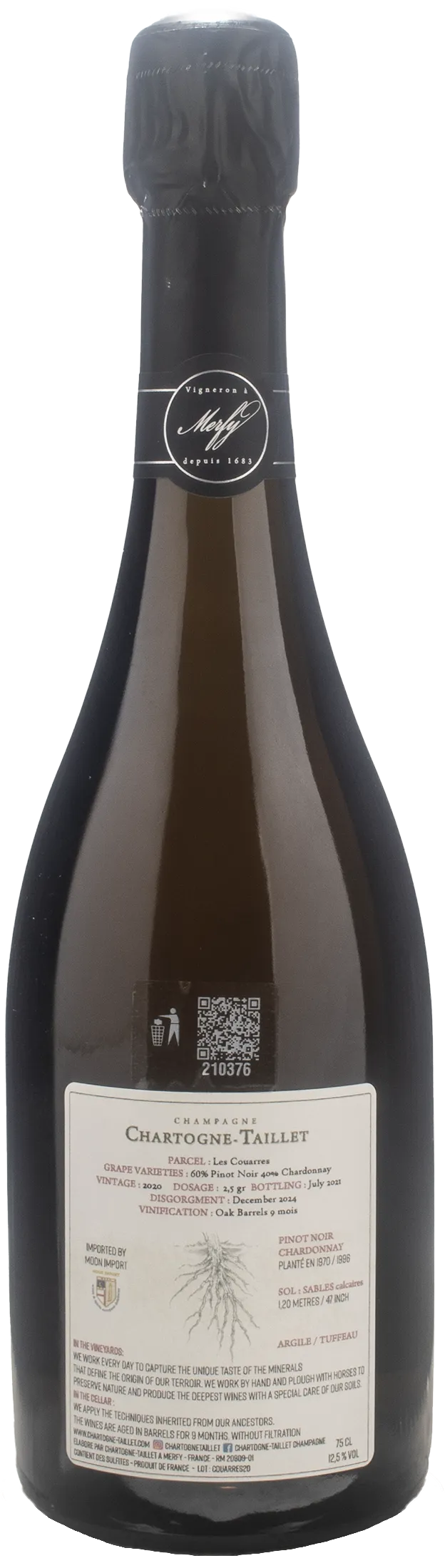 Chartogne Taillet Champagne Les Couarres Extra Brut 2020