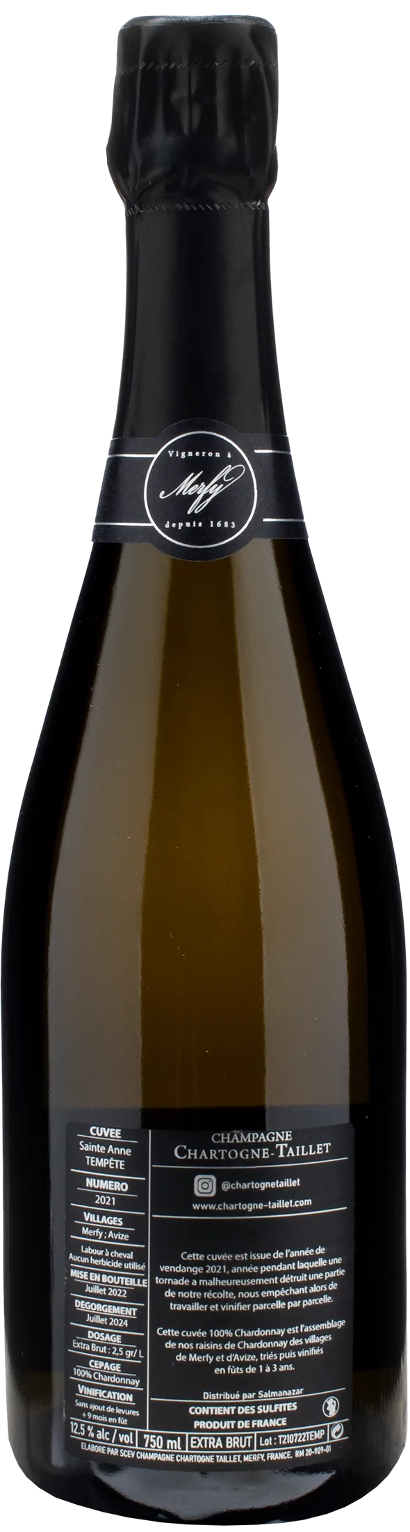 Chartogne-Taillet Champagne Sainte Anne Tempete Extra Brut