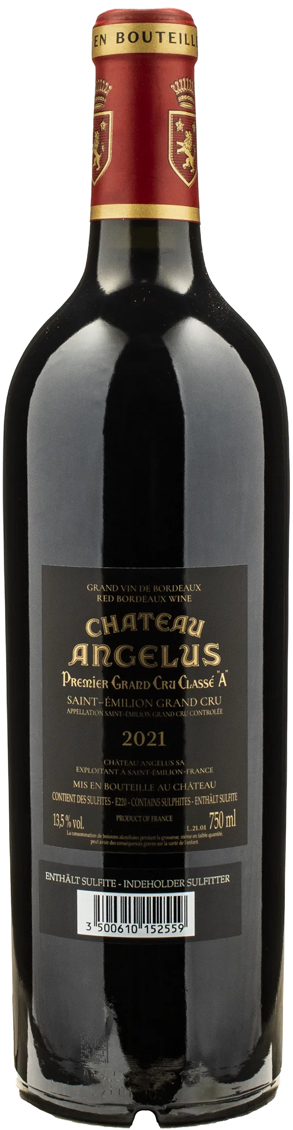 Chateau Angelus Saint Emilion Grand Cru 2021