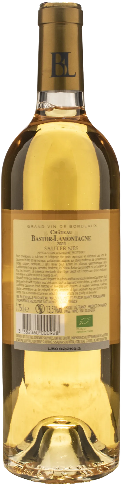 Chateau Bastor Lamontagne Sauternes 2023