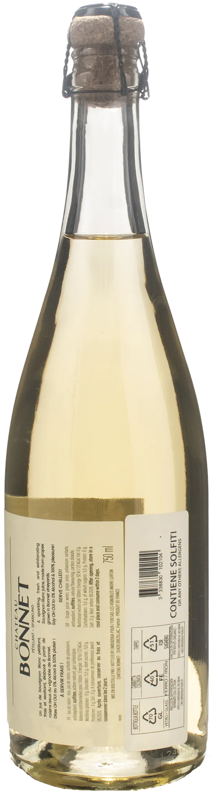 Chateau Bonnet OhOui Petillant Sparkling Zero Alcol
