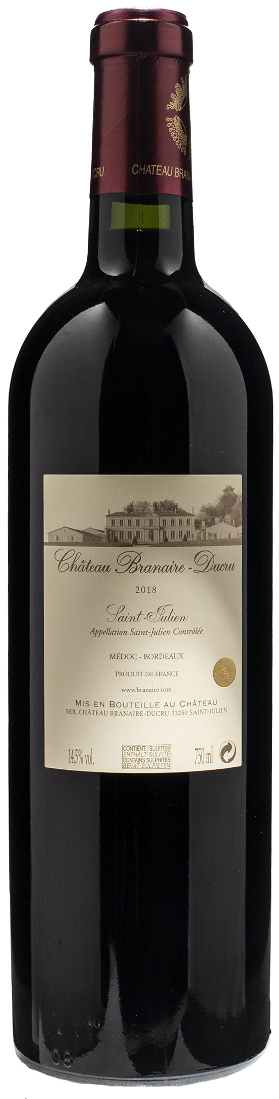 Chateau Branaire Ducru Saint Julien 2018