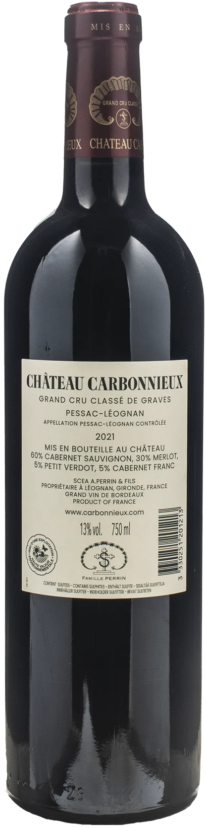 Chateau Carbonnieux Pessac Leognan Grand Cru Classe De Graves Rouge 2021