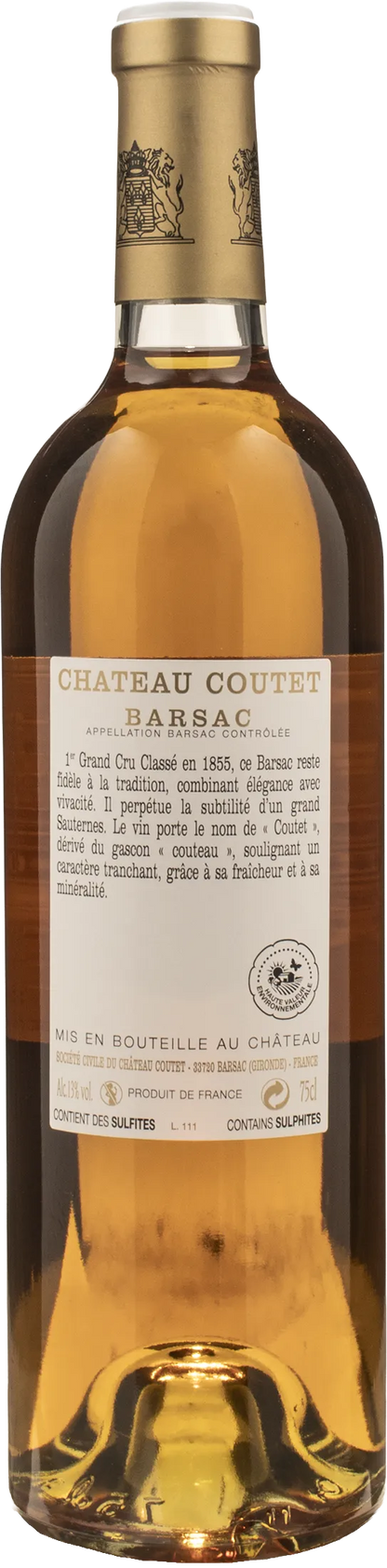 Chateau Coutet Barsac 1er Grand Cru Classe 2018