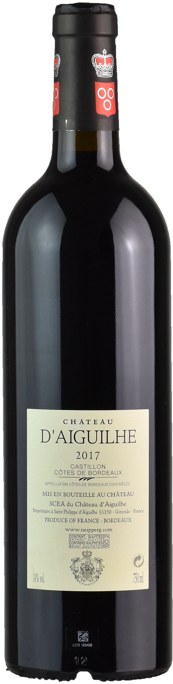 Chateau d'Aiguilhe Castillon Cotes de Bodeaux 2017