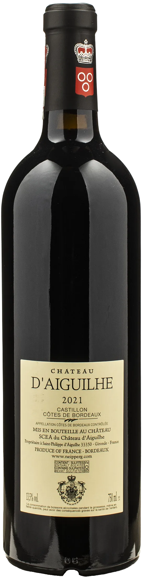 Chateau d'Aiguilhe Castillon Cotes de Bodeaux 2021