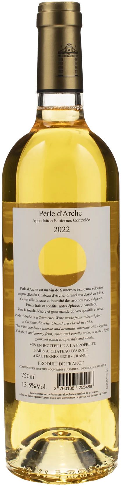 Chateau d'Arche Perle d'Arche Sauternes 2022