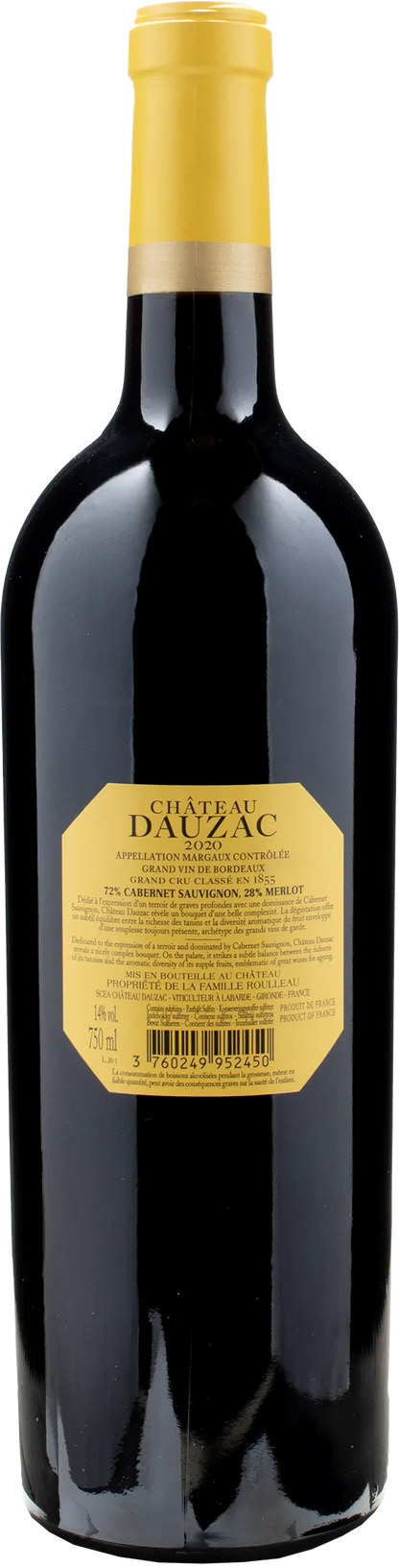 Chateau Dauzac Margaux Rouge 2020