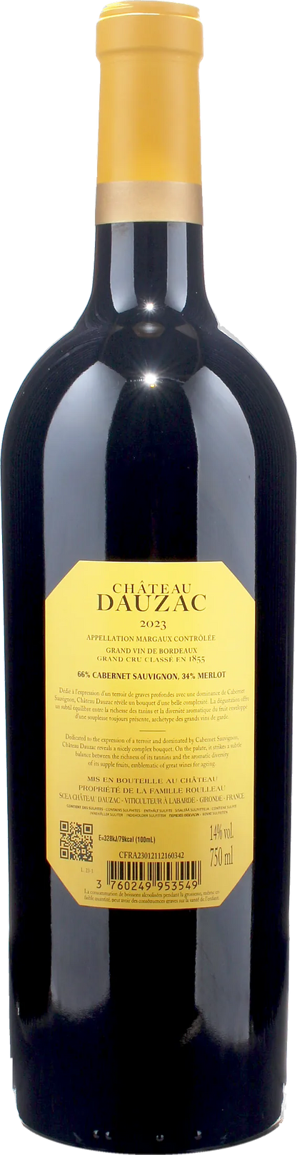 Chateau Dauzac Margaux Rouge 2023