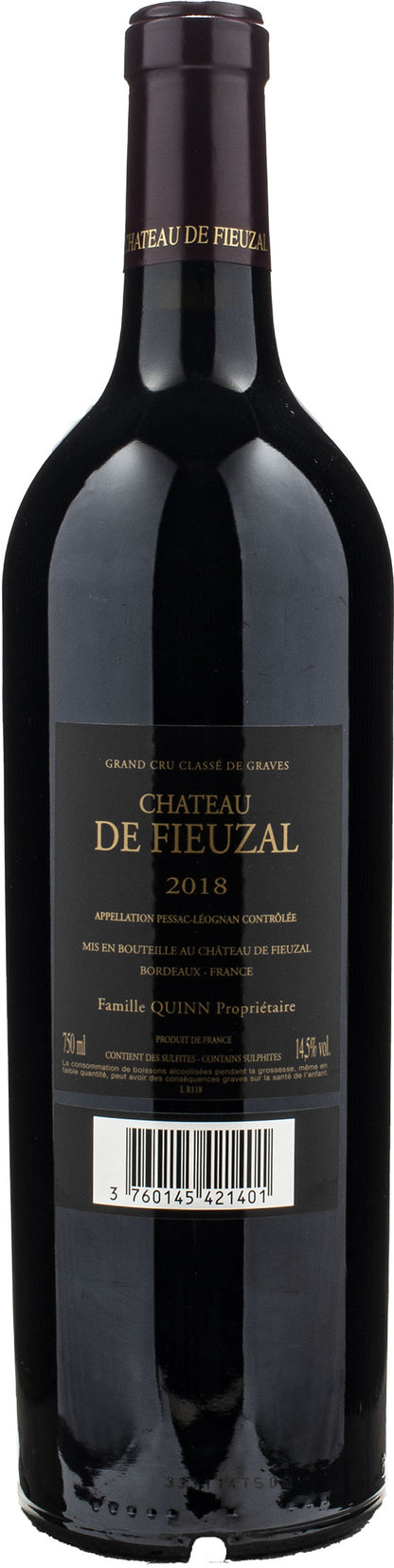 Chateau de Fieuzal Pessac-Léognan Grand Cru Rouge 2018