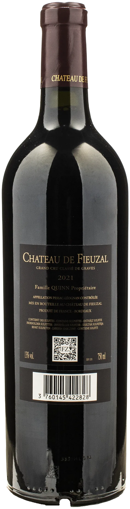 Chateau de Fieuzal Pessac Leognan Grand Cru Rouge 2021
