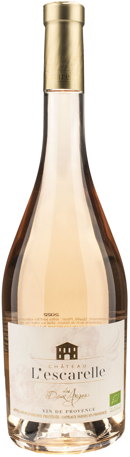 Chateau de l'Escarelle Coteaux de Provence Rosé Les Deux Anges Bio 2022