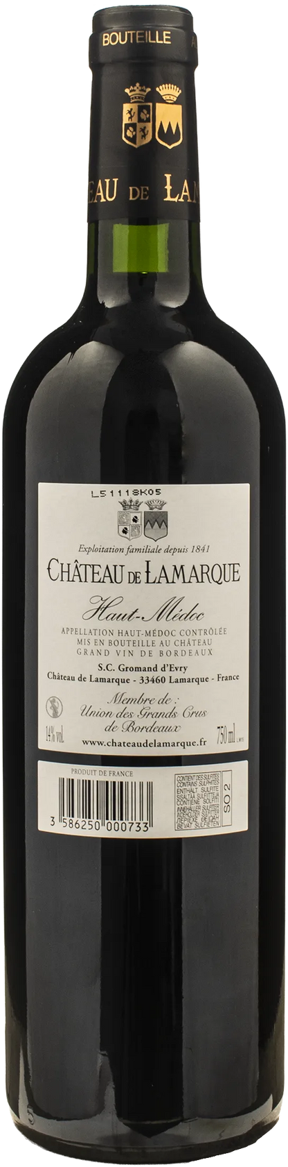 Chateau de Lamarque Haut Medoc 2015