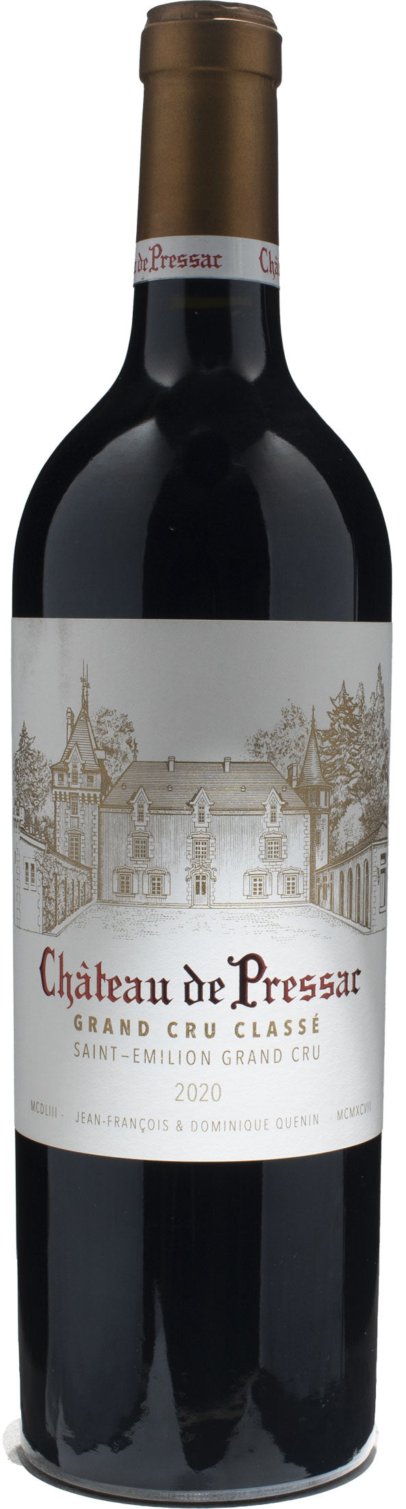 Chateau de Pressac Saint Emilion Grand Cru Classe 2020