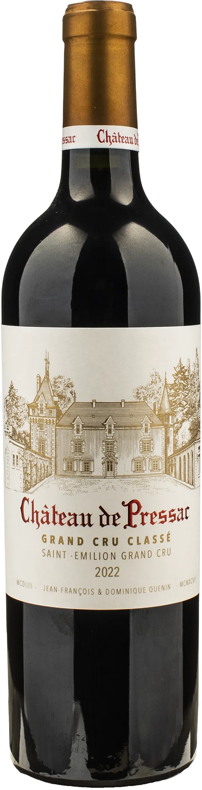 Chateau de Pressac Saint Emilion Grand Cru Classe 2022