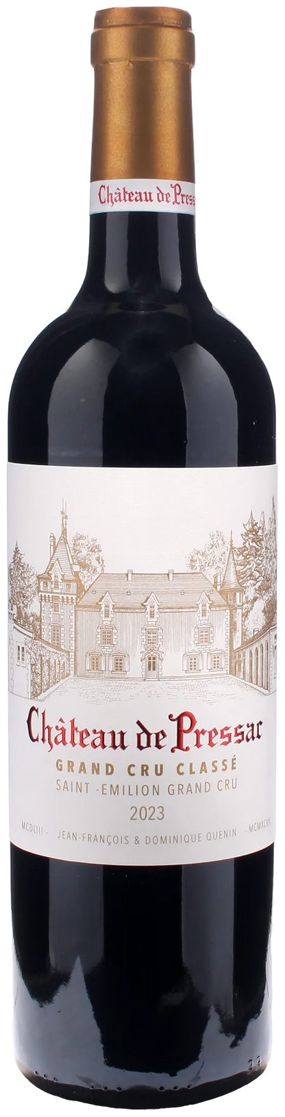 Chateau de Pressac Saint Emilion Grand Cru Classe 2023